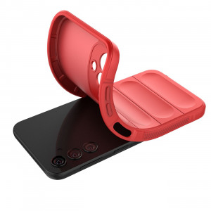Подсилен гъвкав гръб Magic Shield - Samsung Galaxy A24 red - Img 4