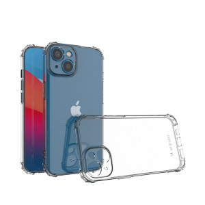 Подсилен силиконов гръб WOZINSKY Anti Shock - iPhone 14 Plus прозрачен - Img 4