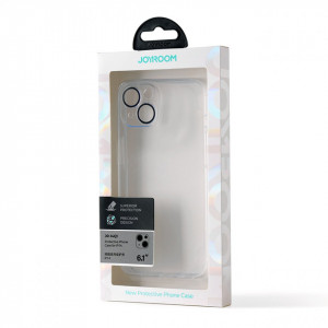 Прозрачен гръб със защита за камерата JOYROOM 14Q - iPhone 14 прозрачен - Img 5