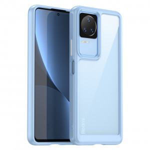 Прозрачен гръб с гел рамка Outer Space - Xiaomi Poco F4 син - Img 11