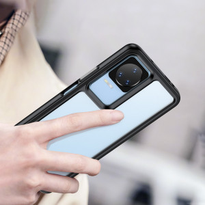 Прозрачен гръб с гел рамка Outer Space - Xiaomi Poco F4 черен - Img 9