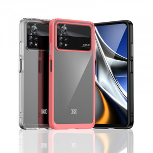 Прозрачен гръб с гел рамка Outer Space - Xiaomi Poco X4 Pro 5G син - Img 2