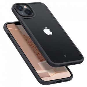 Прозрачен гръб с рамка CASEOLOGY Skyfall - iPhone 14 Plus черен мат - Img 5