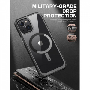 Прозрачен калъф 360° с рамка SUPCASE Unicorn Beetle Edge MagSafe - iPhone 14 Plus черен - Img 6