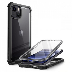 Прозрачен калъф 360° с черна рамка SUPCASE Iblsn Ares - iPhone 13 - Img 1