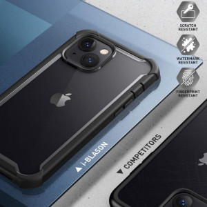 Прозрачен калъф 360° с черна рамка SUPCASE Iblsn Ares - iPhone 13 - Img 4