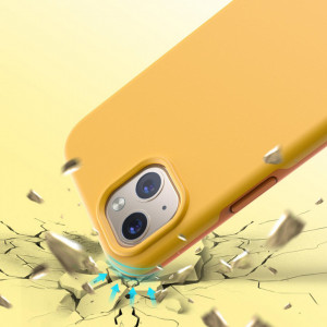 Противоударен гръб CHOETECH MFM Anti-drop MagSafe - iPhone 13 оранжев - Img 2