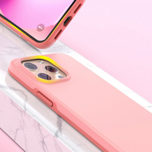 Противоударен гръб CHOETECH MFM Anti-drop MagSafe - iPhone 13 Pro Max розов - Img 4