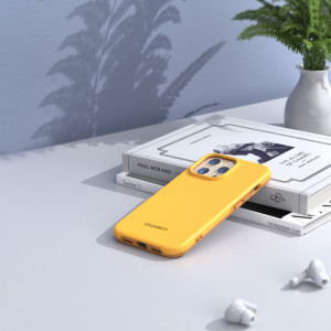 Противоударен гръб CHOETECH MFM Anti-drop MagSafe - iPhone 13 Pro оранжев - Img 8