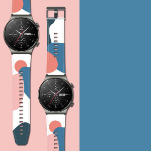 Силиконова каишка Moro - Huawei Watch GT 2 Pro (11) камуфлаж - Img 3