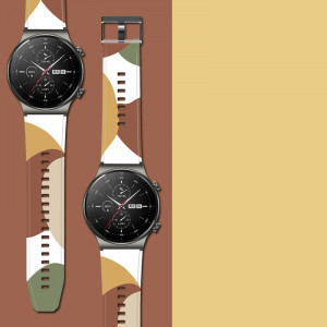 Силиконова каишка Moro - Huawei Watch GT 2 Pro (5) камуфлаж - Img 3