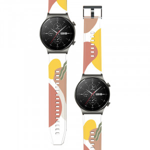Силиконова каишка Moro - Huawei Watch GT 2 Pro (8) камуфлаж - Img 2
