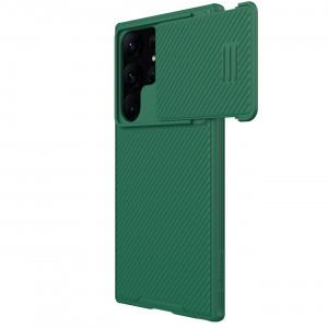 Силиконов гръб с подвижно покритие за камерата NILLKIN CamShield S - Samsung Galaxy S23 Ultra зелен - Img 3