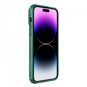 Силиконов гръб с подвижно покритие за камерата NILLKIN CamShield S - iPhone 14 Pro Max зелен - Img 6