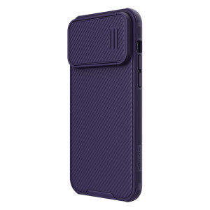 Силиконов гръб с подвижно покритие за камерата NILLKIN CamShield S - iPhone 14 Pro Max лилав - Img 3