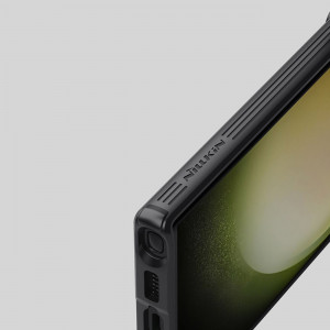 Силиконов гръб с подвижно покритие за камерата NILLKIN CamShield S MagSafe - Samsung Galaxy S23 Ultra черен - Img 15