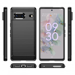 Силиконов гръб Carbon - Google Pixel 7 черен - Img 8