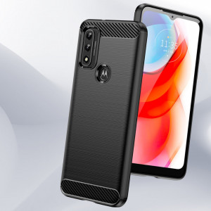 Силиконов гръб Carbon - Moto g play 2022 черен - Img 8