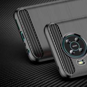 Силиконов гръб Carbon - Nokia X100 черен - Img 2