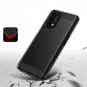 Силиконов гръб Carbon - OnePlus Nord N200 5G черен - Img 3