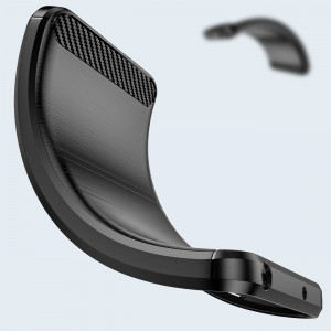 Силиконов гръб Carbon - Realme GT NEO 3 черен - Img 3
