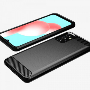 Силиконов гръб Carbon - Samsung Galaxy A32 5G черен - Img 2