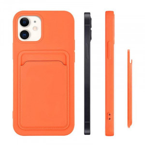 Силиконов гръб Card с портфейл за документи - Samsung Galaxy S21+ 5G тъмнозелен - Img 11