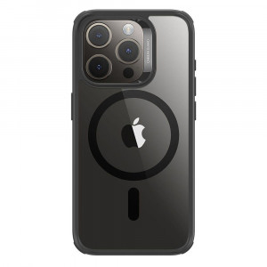 Силиконов гръб ESR Classic Hybrid Halolock MagSafe - iPhone 15 Pro Max прозрачен / черен - Img 3