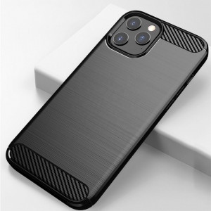 Силиконов гръб FORCELL Carbon - iPhone 11 Pro черен - Img 5