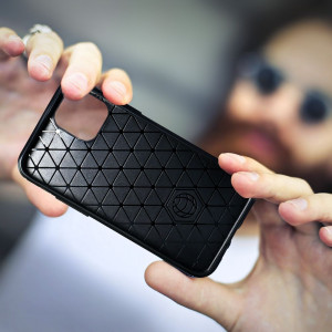 Силиконов гръб FORCELL Carbon - iPhone 14 черен - Img 8