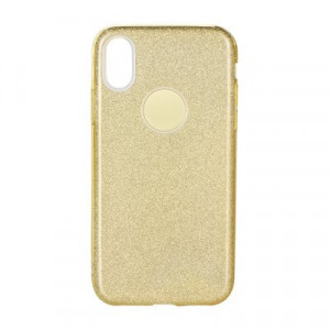 Силиконов гръб FORCELL Shining - Huawei P40 lite / nova 7i златист - Img 2