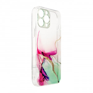 Силиконов гръб Marble - iPhone 12 Pro Max мента - Img 2