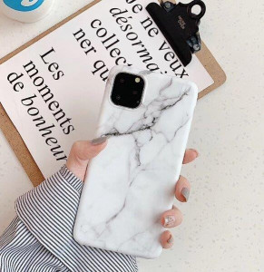 Силиконов гръб WOZINSKY Marble - Samsung Galaxy S21+ 5G черен - Img 6