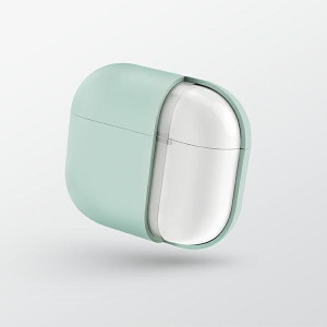 Силиконов калъф за слушалки UNIQ Lino - AirPods 3 розов - Img 4