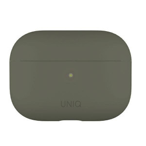 Силиконов калъф за слушалки UNIQ Lino - AirPods Pro сив - Img 2
