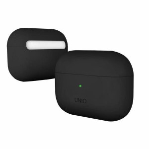 Силиконов калъф за слушалки UNIQ Lino - AirPods Pro черен - Img 2