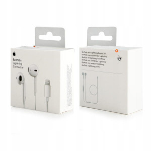 Слушалки с кабел APPLE EarPods с Lightning MMTN2ZM/A бели - Img 5