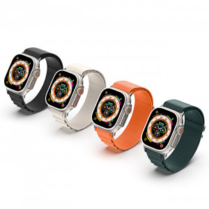 Спортна каишка Dux Ducis GS - Apple Watch Ultra 49mm / Ultra 2 49mm / 45mm Series 9 / 45mm Series 8 / 45mm Series 7 / 44mm SЕ (2nd gen) / 44mm SE / 44mm Series 6 / 44mm Series 5 / 44mm Series 4 / 42mm Series 3 / 42mm Series 2 черен - Img 6