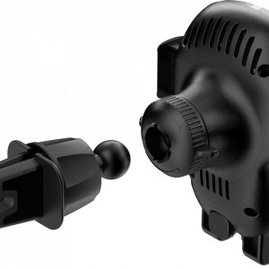 Стойка за телефон за кола с вградено безжично зарядно DUDAO Qi 15W (F20xs) сива - Img 8