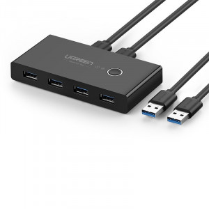 Суич UGREEN 2x USB Type A към 4x USB Type A 3.2 Gen.1 (US216 30768) черен - Img 3
