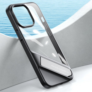 Твърд гръб с гел рамка и стойка UGREEN Fusion - iPhone 13 Pro черен - Img 16