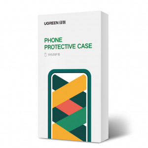 Твърд гръб с гел рамка и стойка UGREEN Kickstand - iPhone 14 Plus черен - Img 5