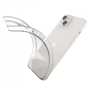 Тънък силиконов гръб 0.5mm - iPhone 14 Plus прозрачен - Img 8