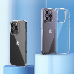 Тънък силиконов гръб 0.5mm - iPhone 15 Pro прозрачен - Img 9