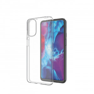 Тънък силиконов гръб 0.5mm - Moto e32 / e32s / g22 прозрачен - Img 5