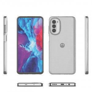Тънък силиконов гръб 0.5mm - Moto g52 / g82 прозрачен - Img 3