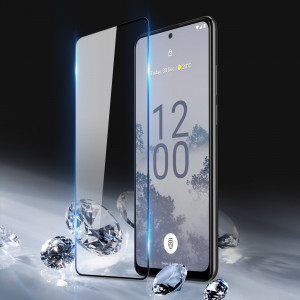10D закален стъклен протектор DUX DUCIS - Nokia X30 с черна рамка - Img 4