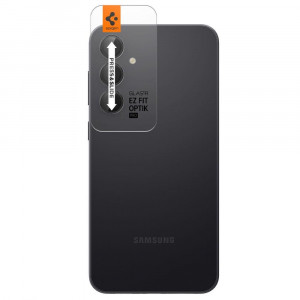 2 бр. протектор за камера SPIGEN Optik TR Ez Fit - Samsung Galaxy S23 FE черен - Img 5