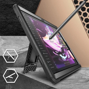 360° калъф с протектор Supcase Unicorn Beetle Pro - Samsung Galaxy Tab A9+ черен - Img 2