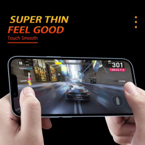 5D Full Glue гъвкав протектор с пълно покритие BESTSUIT Flexible - Huawei P20 lite с черна рамка - Img 11